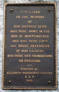War of Independence Memorial Marker